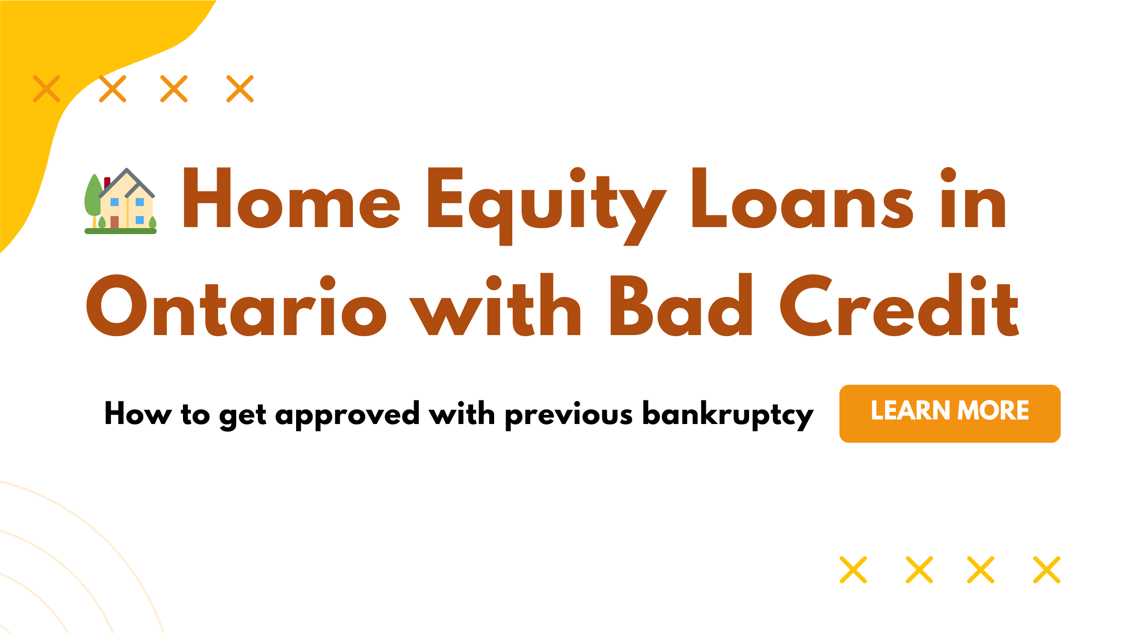 Home Equity Loan in Ontario – Unlock Your Equity Even with Bad Credit